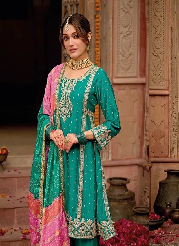 Eba Gajari Chinon Embroidered Salwar Kameez Collection